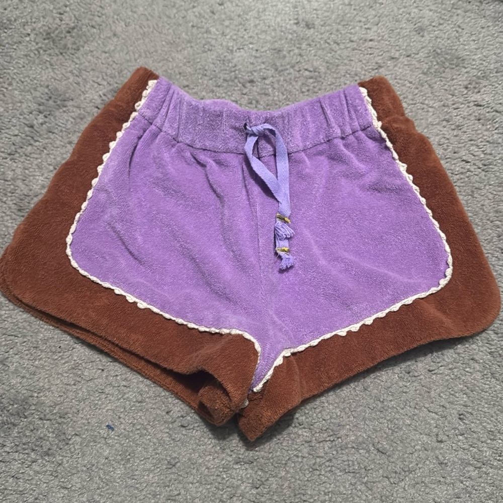 Zimmermann girls terry cloth shorts